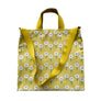 Sunshine Yellow Flowers Simple Tote with Leather Handles