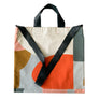 Bunny Collage Simple Tote with Leather Handles