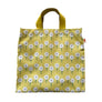 Sunshine Yellow Flowers Simple Tote with Leather Handles