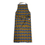 Retro Tulips Navy Adjustable Apron