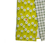 Sunshine Yellow Florals & Basket Weave Special Edition Three Pocket Apron