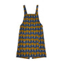 Retro Flowers Navy Three Pocket Apron