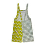 Sunshine Yellow Florals & Basket Weave Special Edition Three Pocket Apron