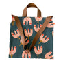 Big Pink Pixie Simple Tote with Leather Handles