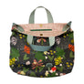 Enchanted Garden Gusset Bag with Leather Handles