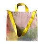 Abstract Simple Tote with Sunshine Yellow Leather Handles