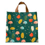 Fruits and Veggies Simple Tote with Leather Handles
