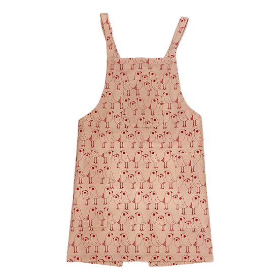 Red Birds Three Pocket Apron