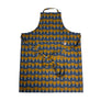 Retro Tulips Navy Adjustable Apron