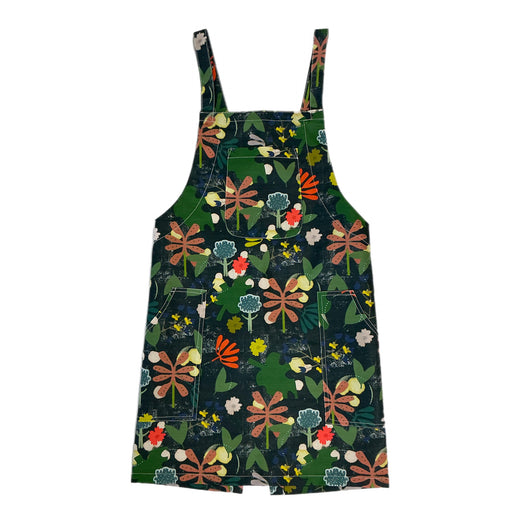 Enchanted Garden Dark Charcoal Three Pocket Apron