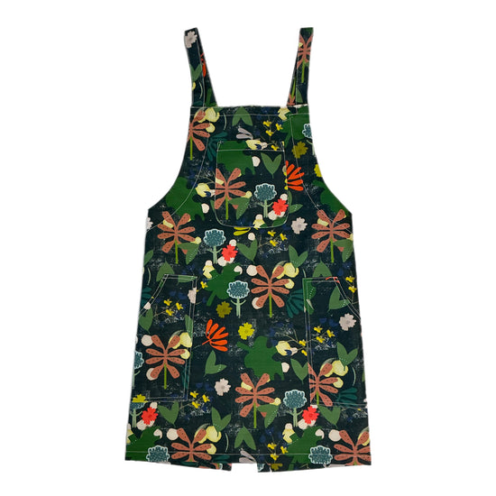 Enchanted Garden Dark Charcoal Three Pocket Apron
