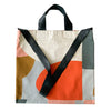 Bunny Collage Simple Tote with Leather Handles