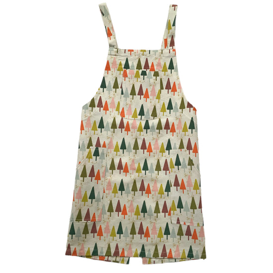 Multi Color Mod Trees Three Pocket Apron