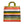 Stamps and Stripes Simple Tote with Leather Handles