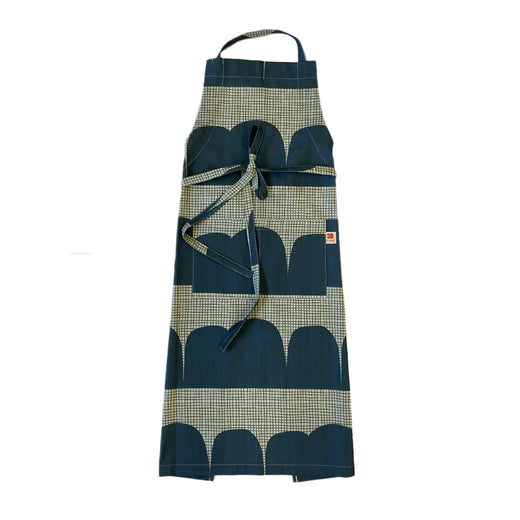 Navy Abstract Adjustable Apron