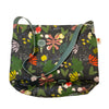 Enchanted Garden Gusset Bag with Leather Handles