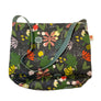 Enchanted Garden Gusset Bag with Leather Handles