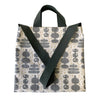 Sculptural Simple Tote with Cotton Twill Handles