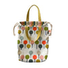 Color Pop Trees Cinched Bag with Leather Handles