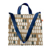 Capsules Simple Tote with Royal Blue Leather Handles