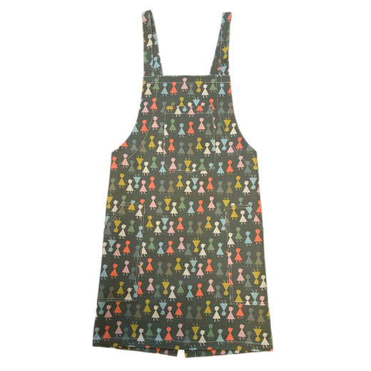 Follow Me in Dark Sage Three Pocket Apron