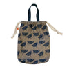 Critters Cinched Bag with Leather Handles