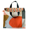 Bunny Collage Simple Tote with Leather Handles