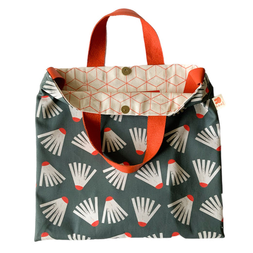 Badminton Simple Tote with Leather Handles