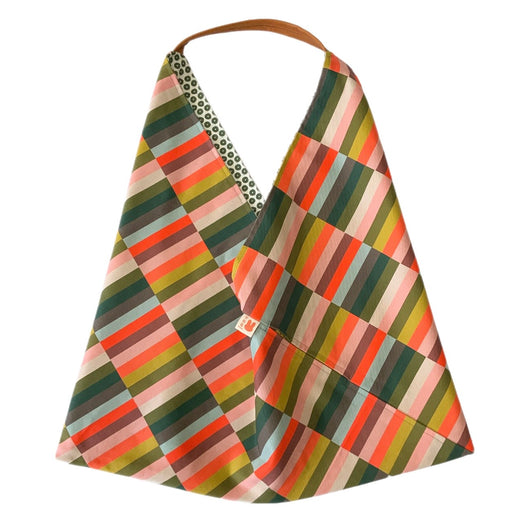 Deco Stripes Triangle Shopper