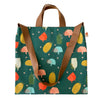 Fruits and Veggies Simple Tote with Leather Handles