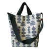Sculptural Shopper Tote with Cotton Twill Handles