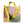 Abstract Simple Tote with Sunshine Yellow Leather Handles