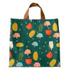 Fruits and Veggies Simple Tote with Leather Handles