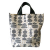 Sculptural Shopper Tote with Cotton Twill Handles