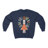 Bunny Colorwheel Unisex Crewneck Sweatshirt